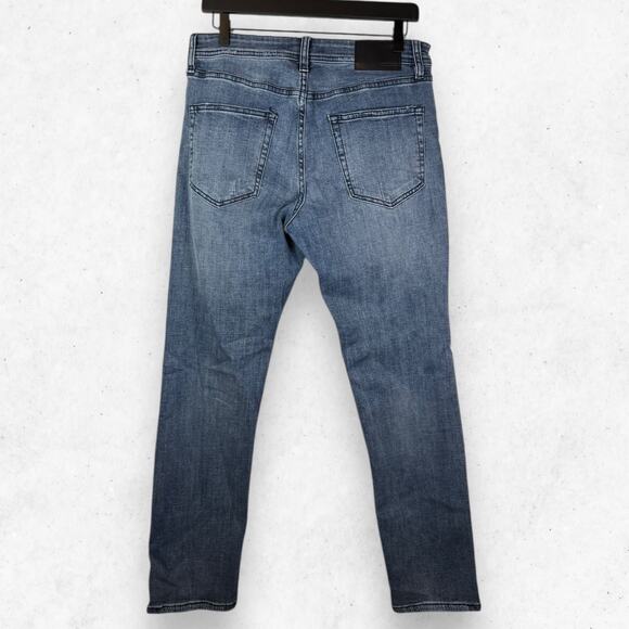 Liverpool Los Angeles Men's Jeans 31W 30L Slim Cut Medium Wash Stretch - Picture 2 of 4